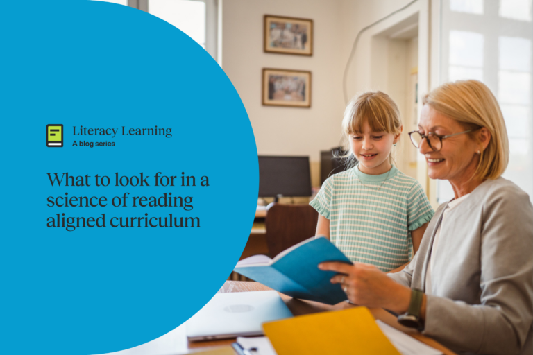 How to Choose a Science of Reading Aligned Program - Blog Banner